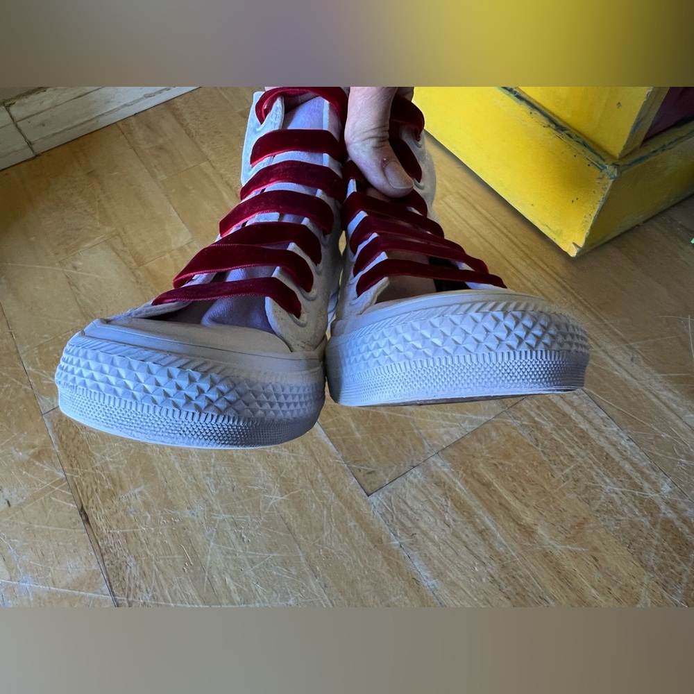 Converse All Star White High-Tops - Picture 4 of 16
